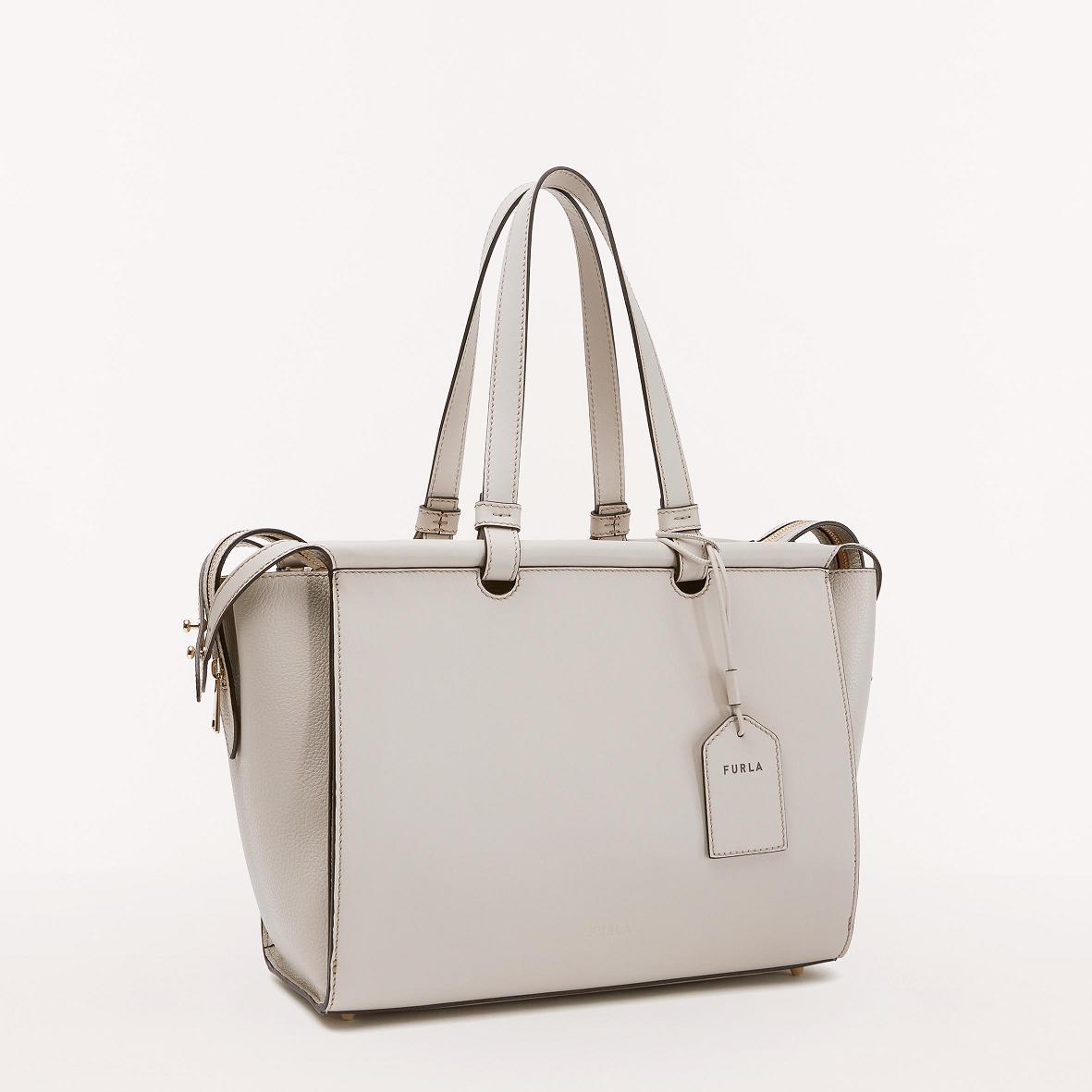 Furla Archive Series 01 Tasker Danmark - Skuldertasker Dame Beige VGM362784